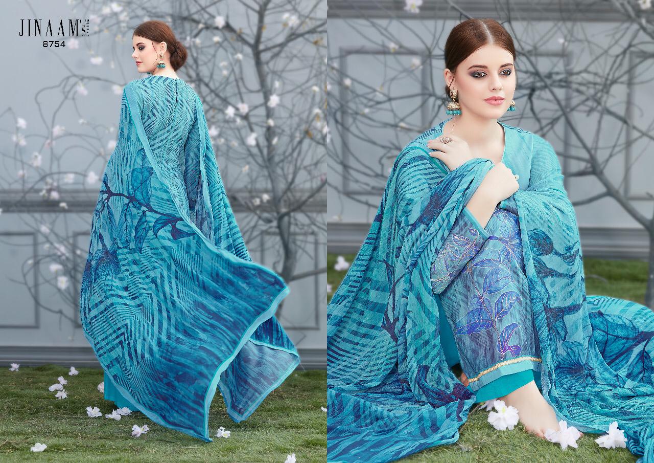 Jinaam dress zahab digital printed colourful Salwar Kameez Collection