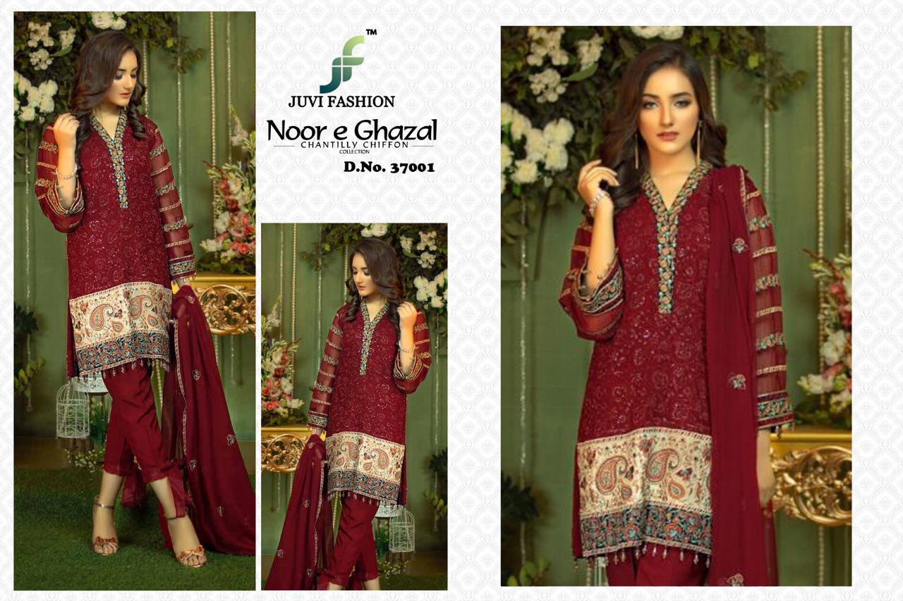 Juvi fashion noor e ghazal pakistani style salwar Kameez Collection At Wholesale Rate