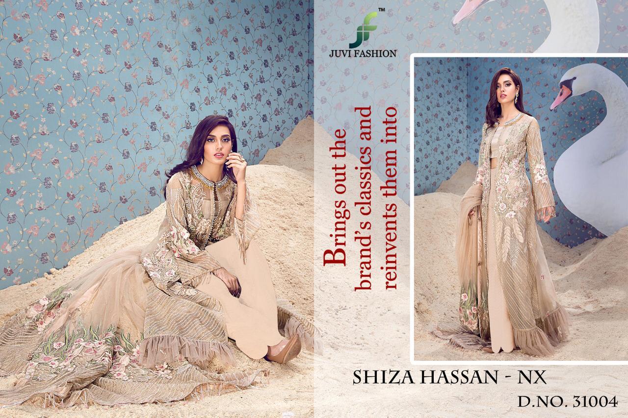 Juvi fashion shiza hasan nx heavy Embroidered party Wear Salwar Kameez Collection