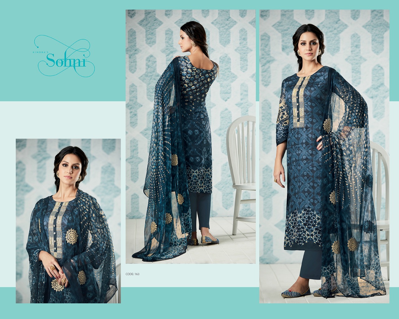 Kimora sohni vol 8 beautiful fancy printed Salwar kameez Collection