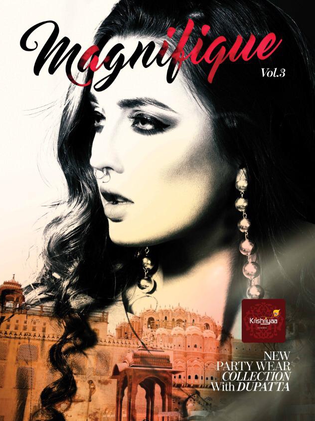 Krishriyaa magnifique vol 4 ready made fancy long gown collection