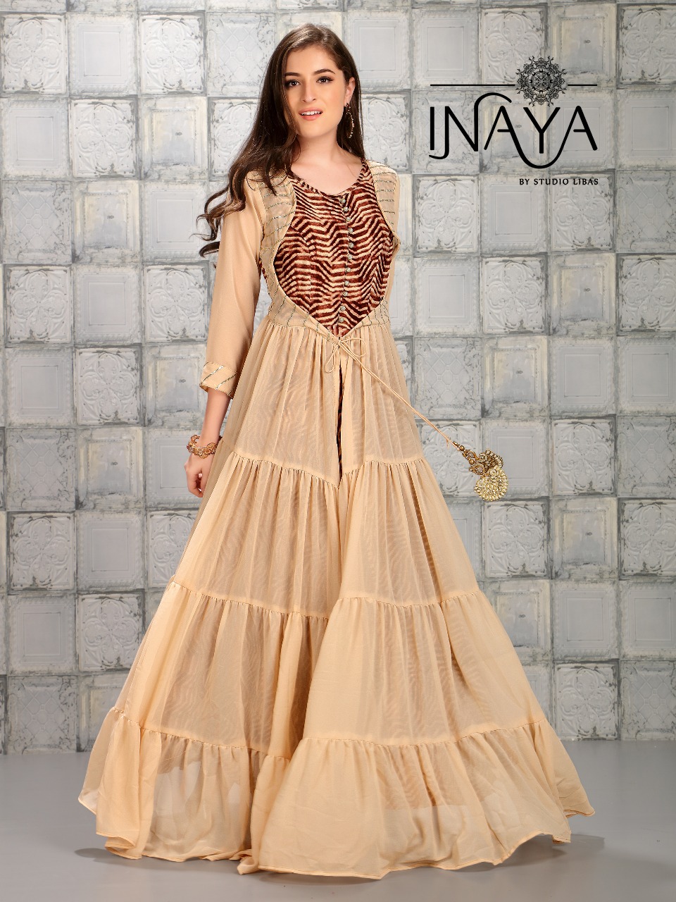 Libas studio inaya never ending Layered fancy gown collection