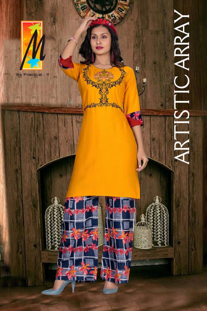 Master hasina fancy kurties with dhoti and pants style catalog