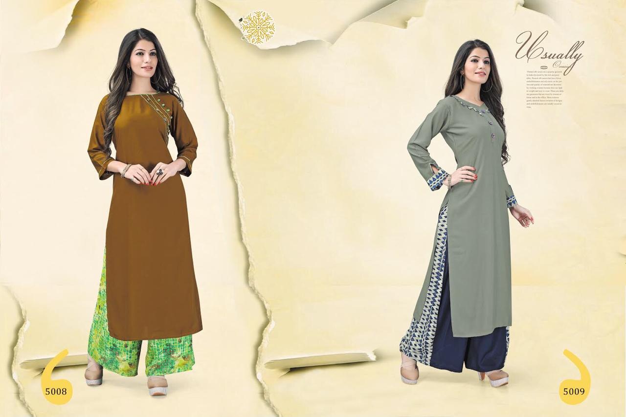 Mistry mistry kurti with plazzo concept ready to wear