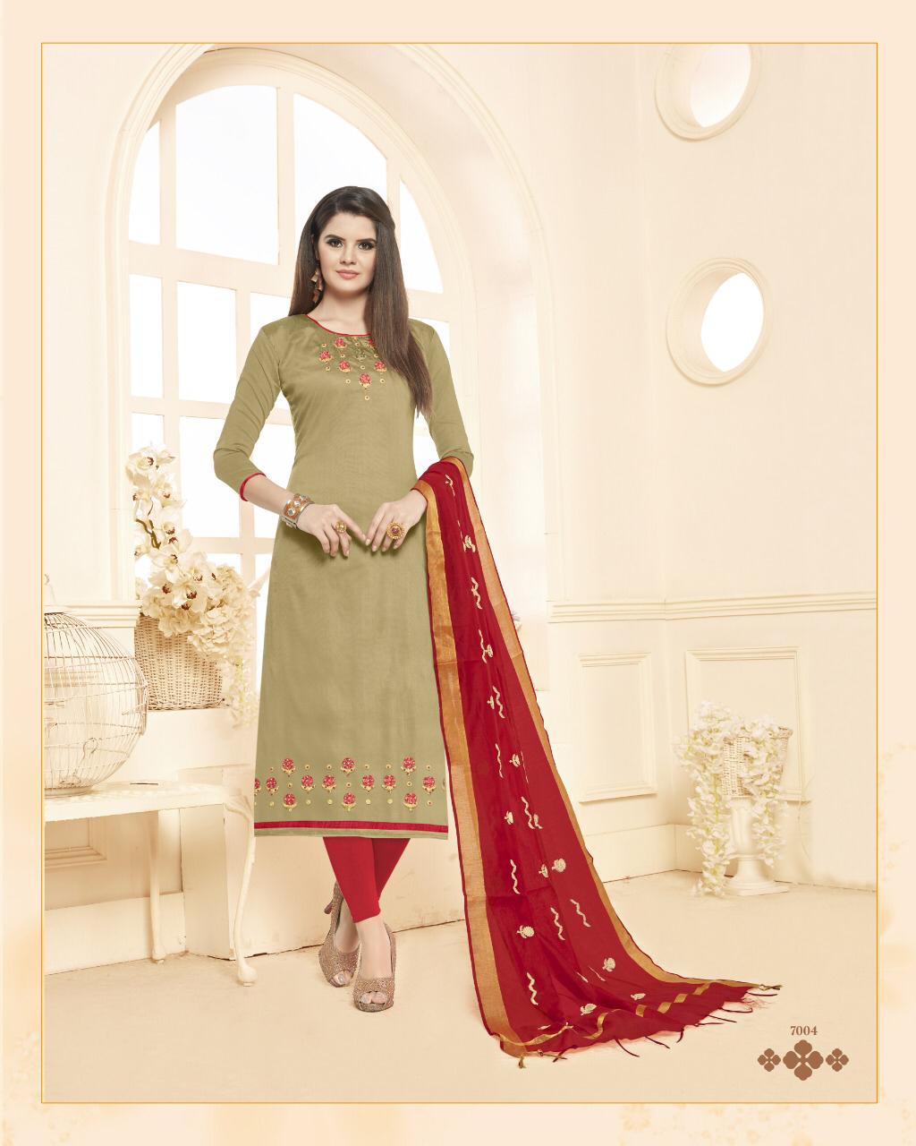 One choice blossom cotton fancy ethnic salwar Kameez Collection