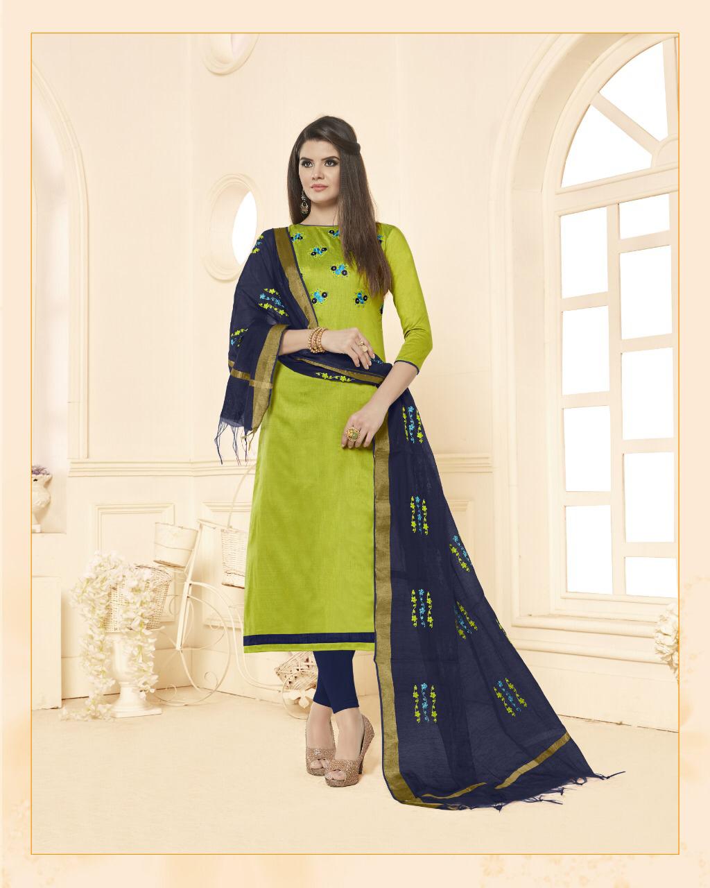 One choice blossom cotton fancy ethnic salwar Kameez Collection
