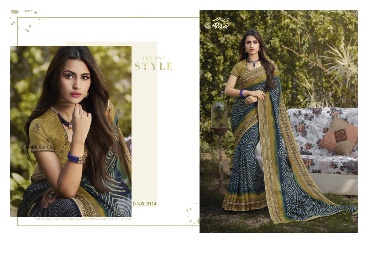 Palav fabrics paarna vol 6 traditional Wear Indian sarees Collection