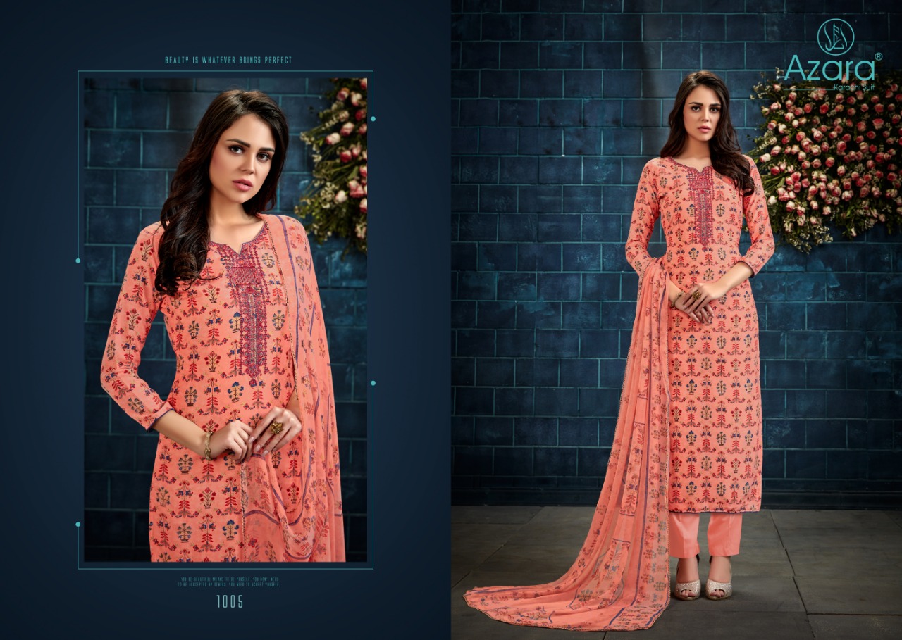 Radhika Azara muslin  designer Printed salwar kameez collection dealer