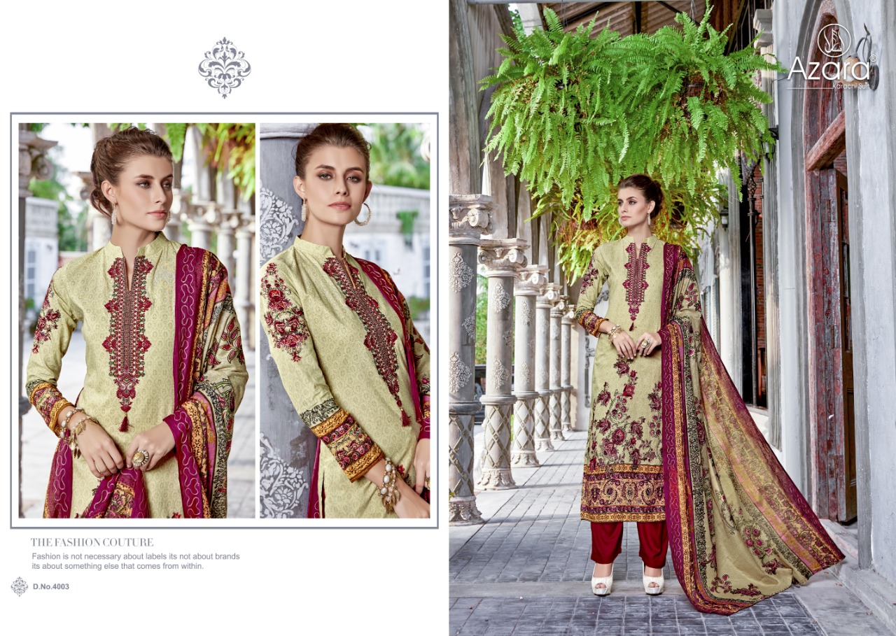 Radhika Azara musseret vol 4 designer Printed Salwar kameez catalog