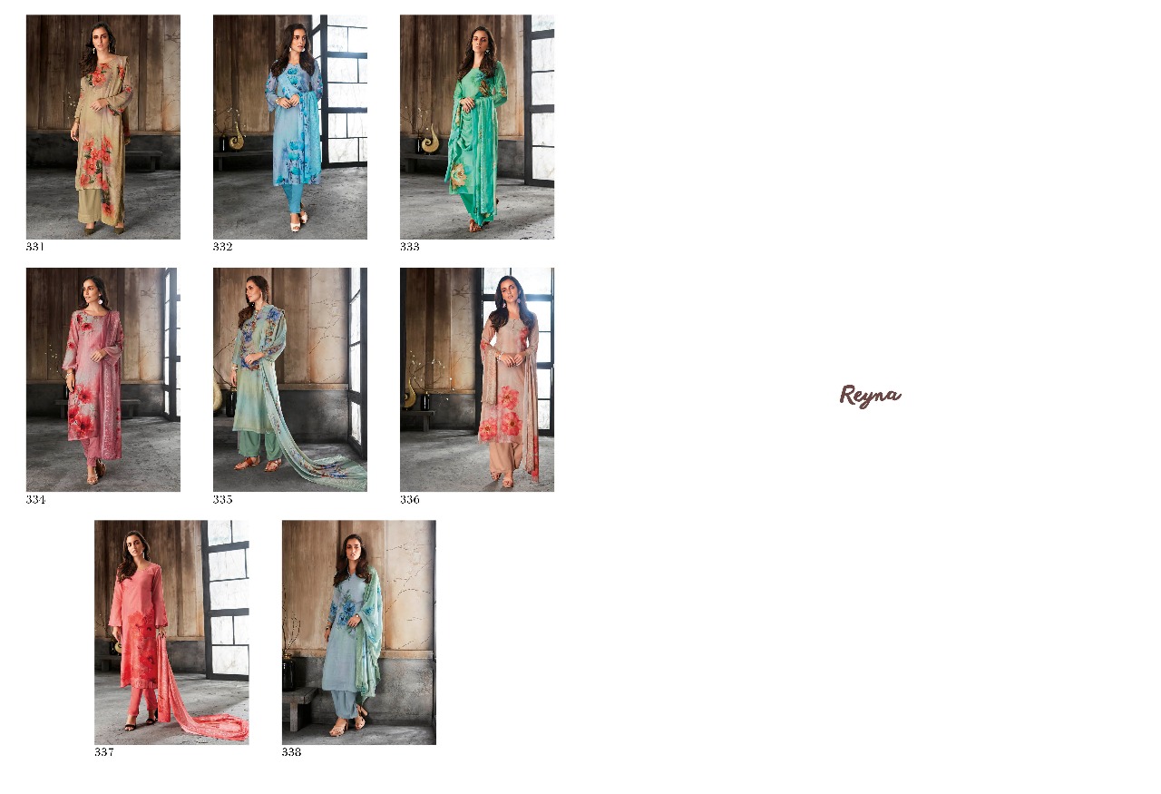 Reyna fabrics lady marmalade digital printed Salwar kameez Collection