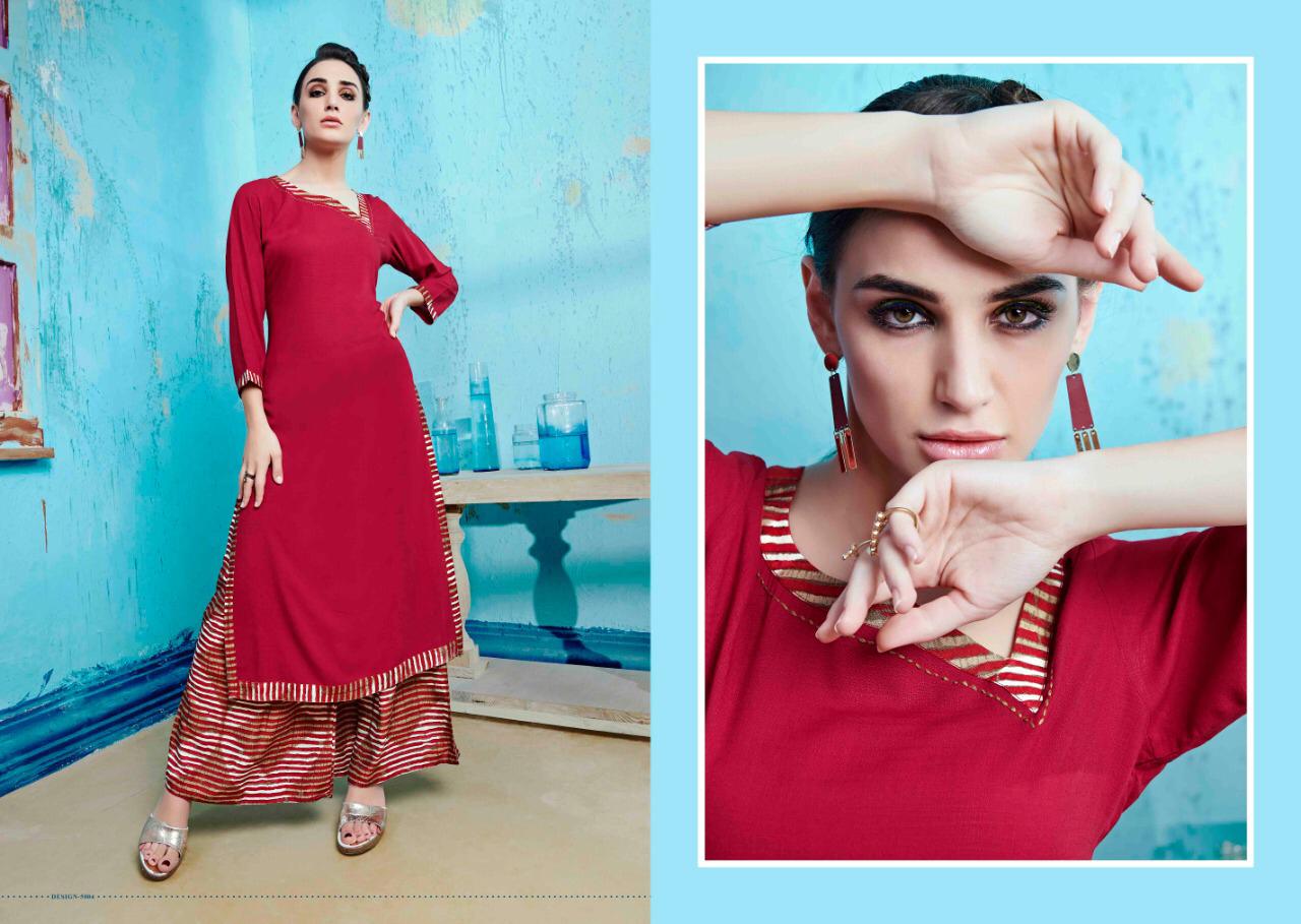 S more baleno vol 5 Fancy Kurties Collection At Wholesale Rate