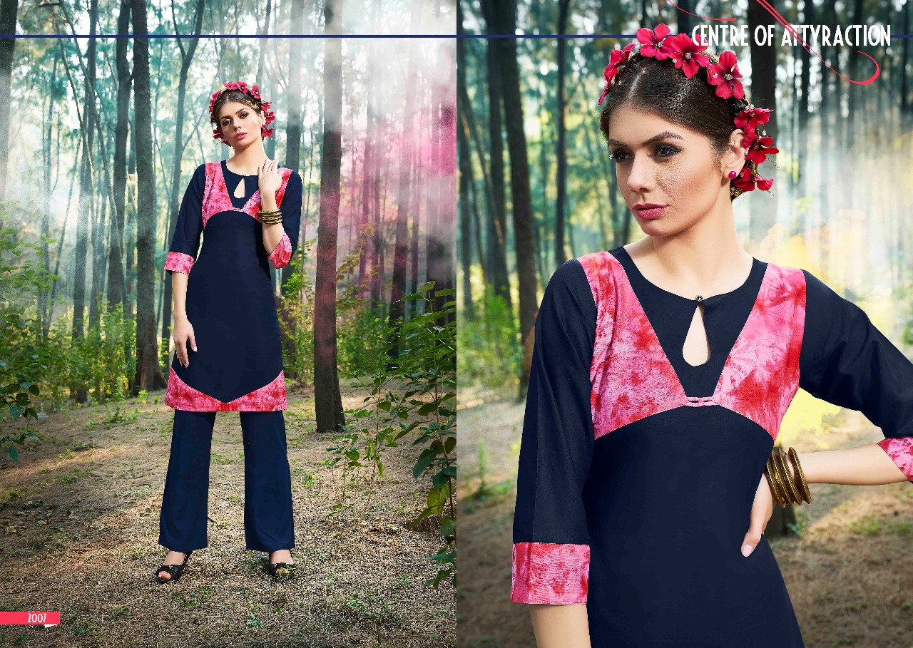 S more fashion crystal vol 2 casual wear fancy Kurties Collection