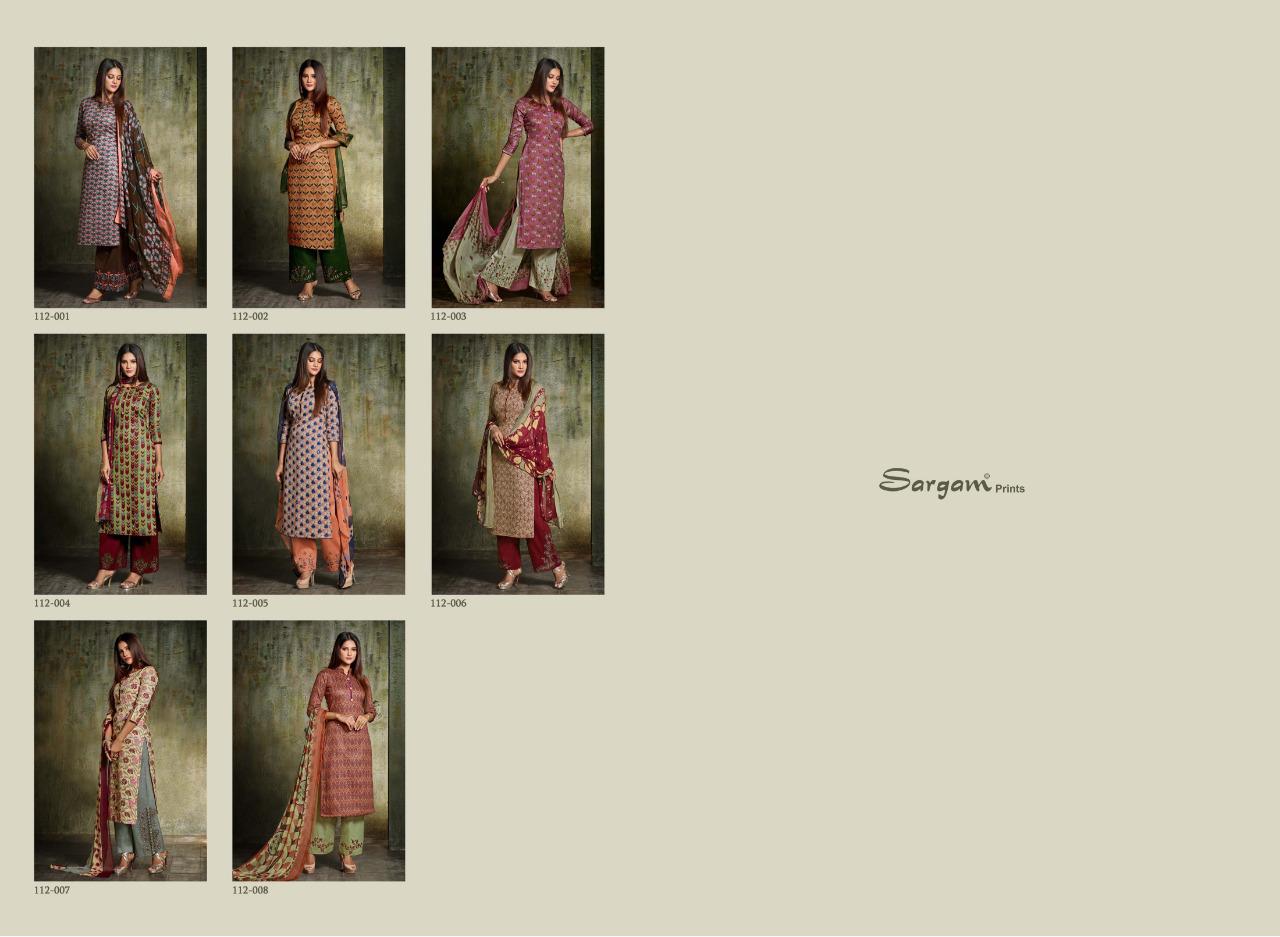 Sargam prints abeer colourful printed dress material at wholesale price