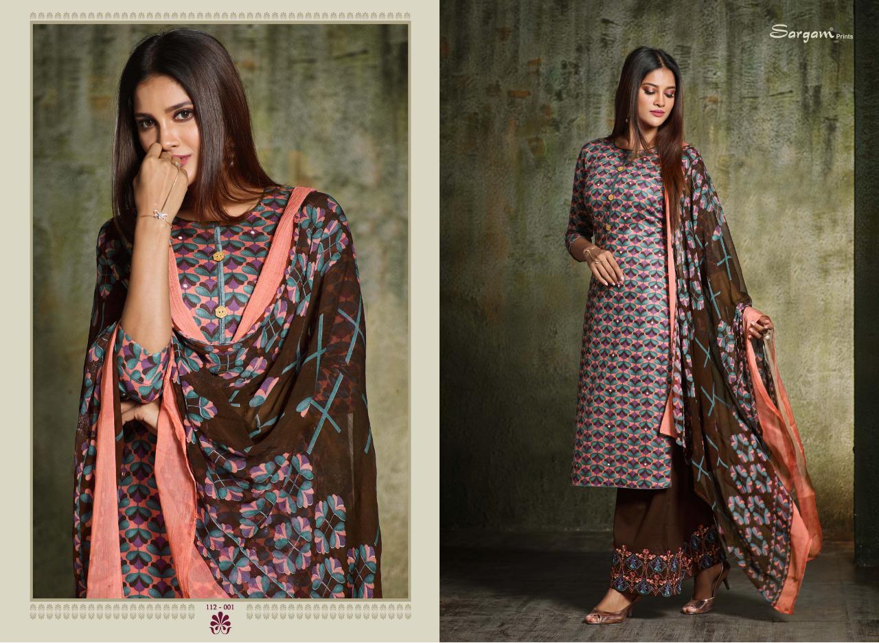 Sargam prints abeer colourful printed dress material at wholesale price