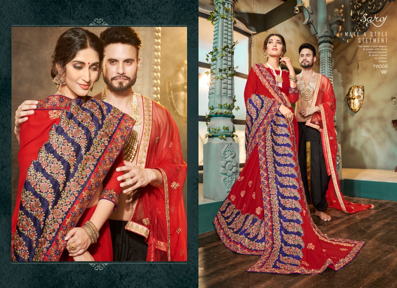 Saroj Aahshna beautiful traditional Wear Stylish sarees Collection Dealer