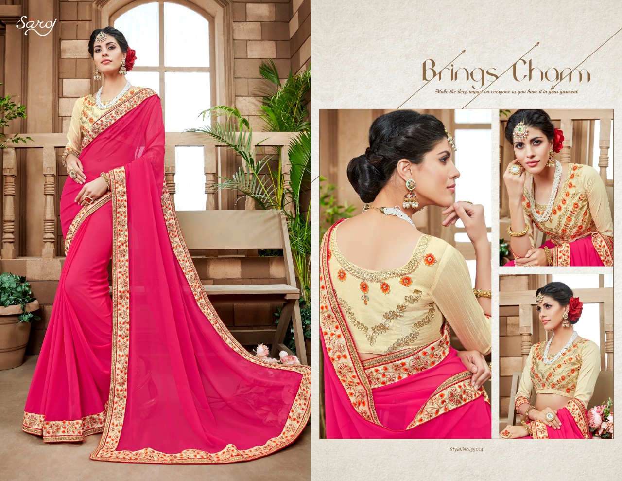 Saroj anjali 2 colourful Traditional sarees collection at wholesale price