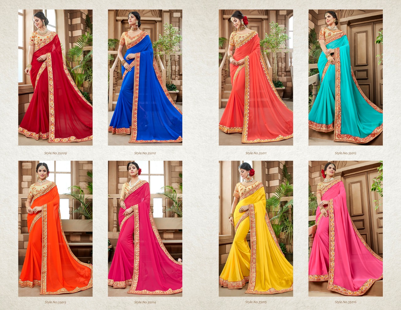Saroj anjali 2 colourful Traditional sarees collection at wholesale price