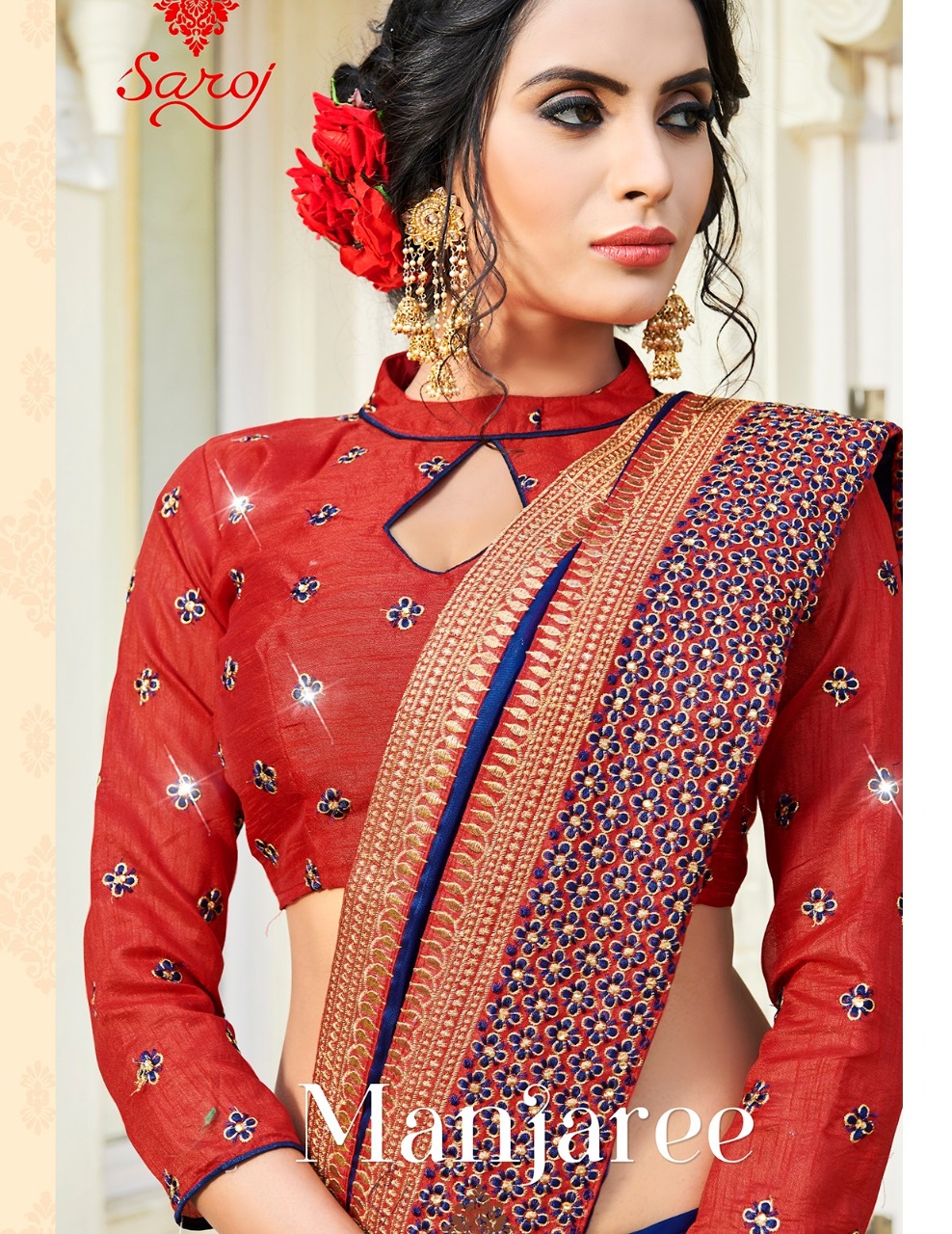 Saroj manjaree traditional Wear Stylish silk sarees Collection