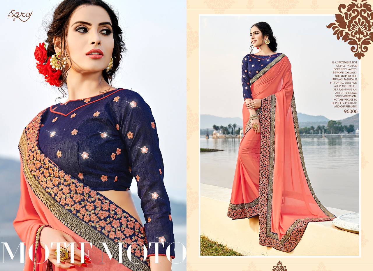 Saroj manjaree traditional Wear Stylish silk sarees Collection