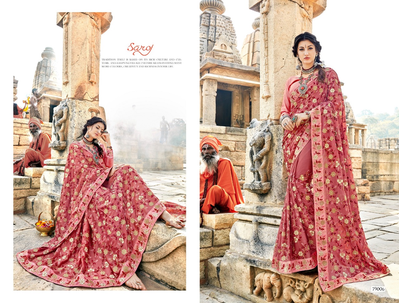 Saroj suryamukhi fancy designer printed saree catalog