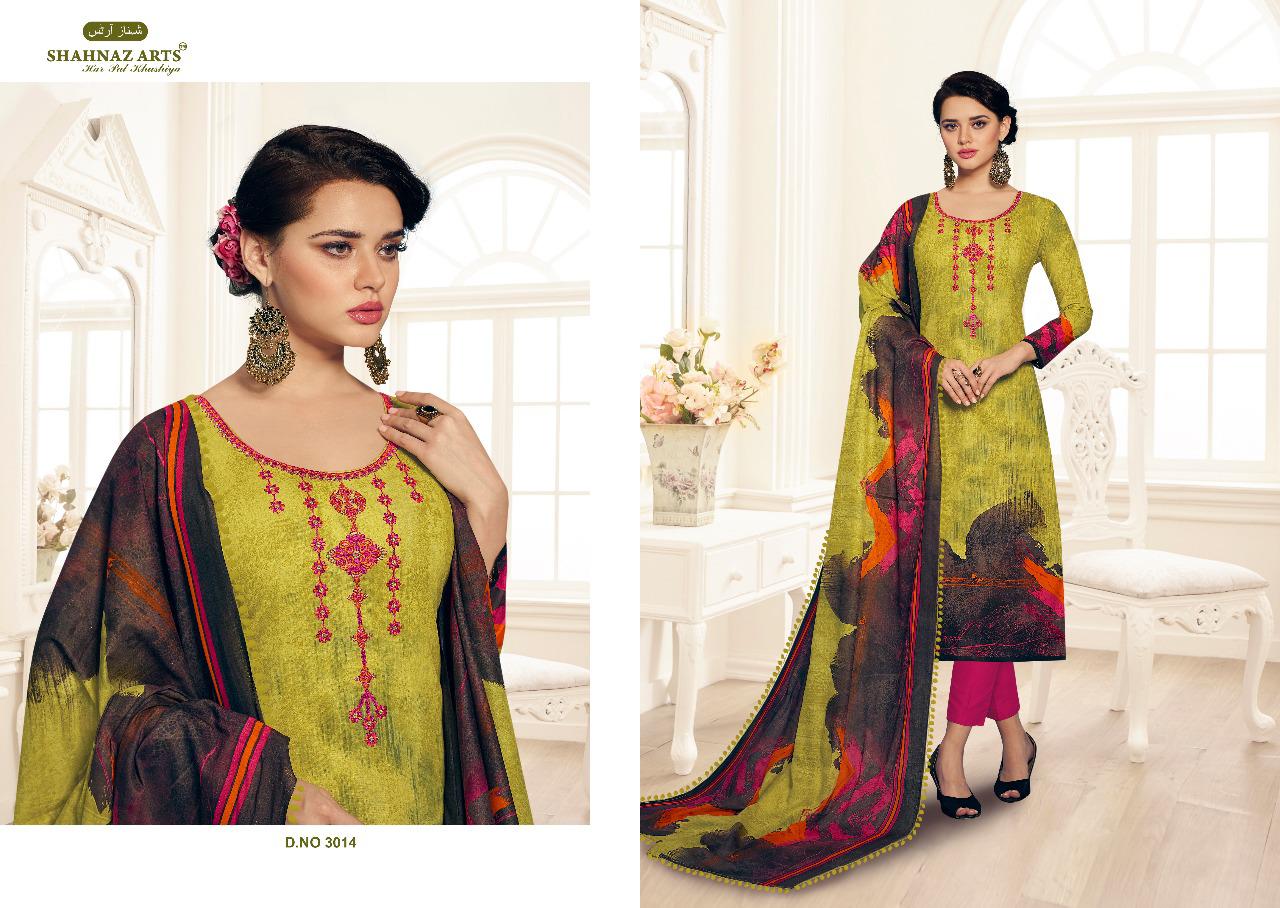 shahnaz  arts floration vol2 casual suits catalog at reasonable rate