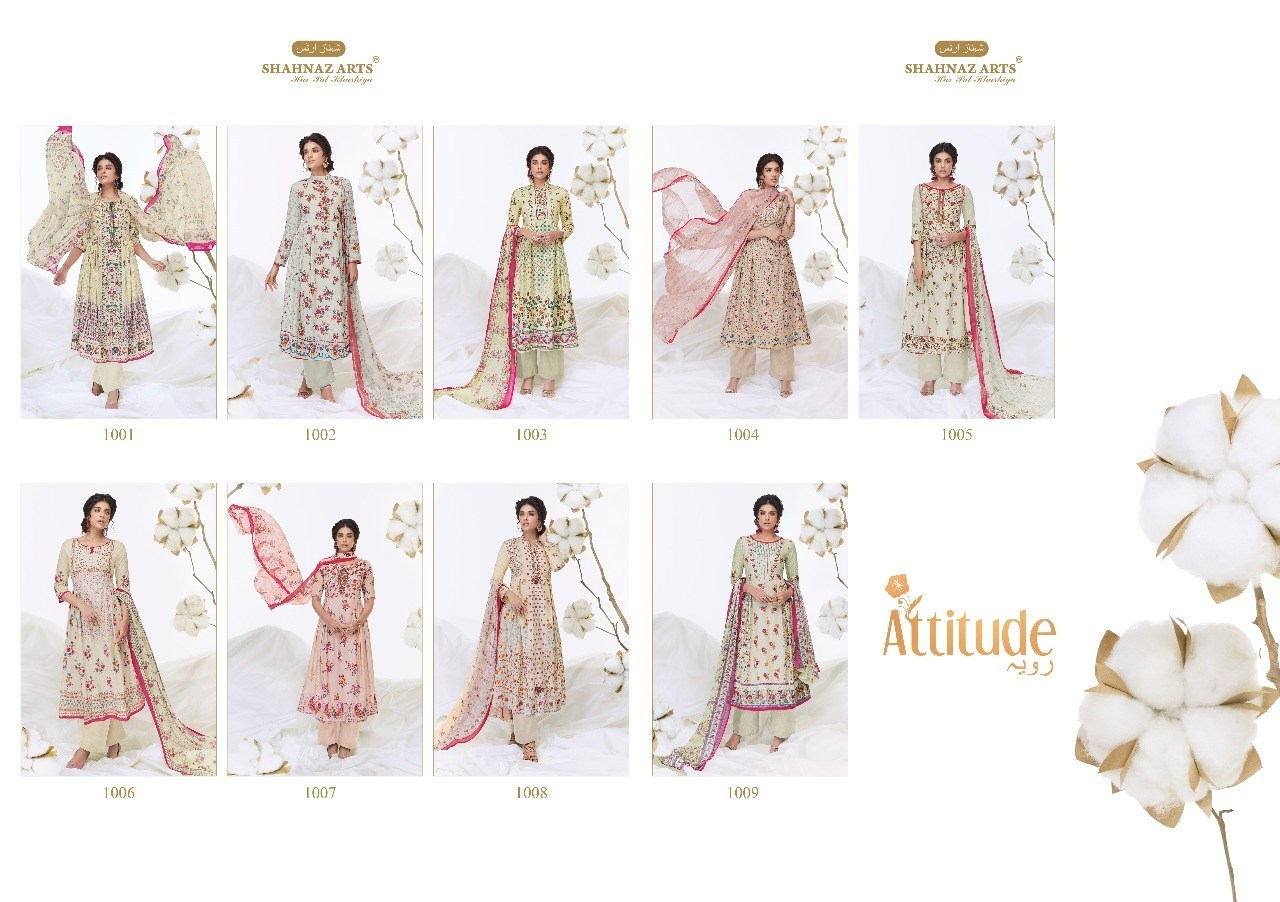 Shahnaz Arts attitude bright colours salwar Kameez Collection