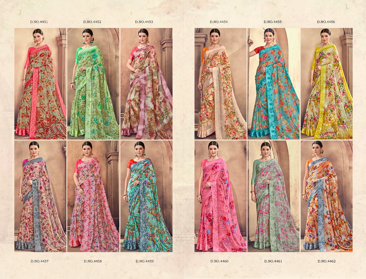 Shangrila kanchana COTTON Vol 12 traditional Wear printed Sarees Collection