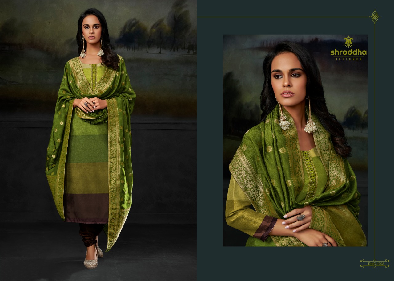 shraddha designer oliv digital printed suits collection