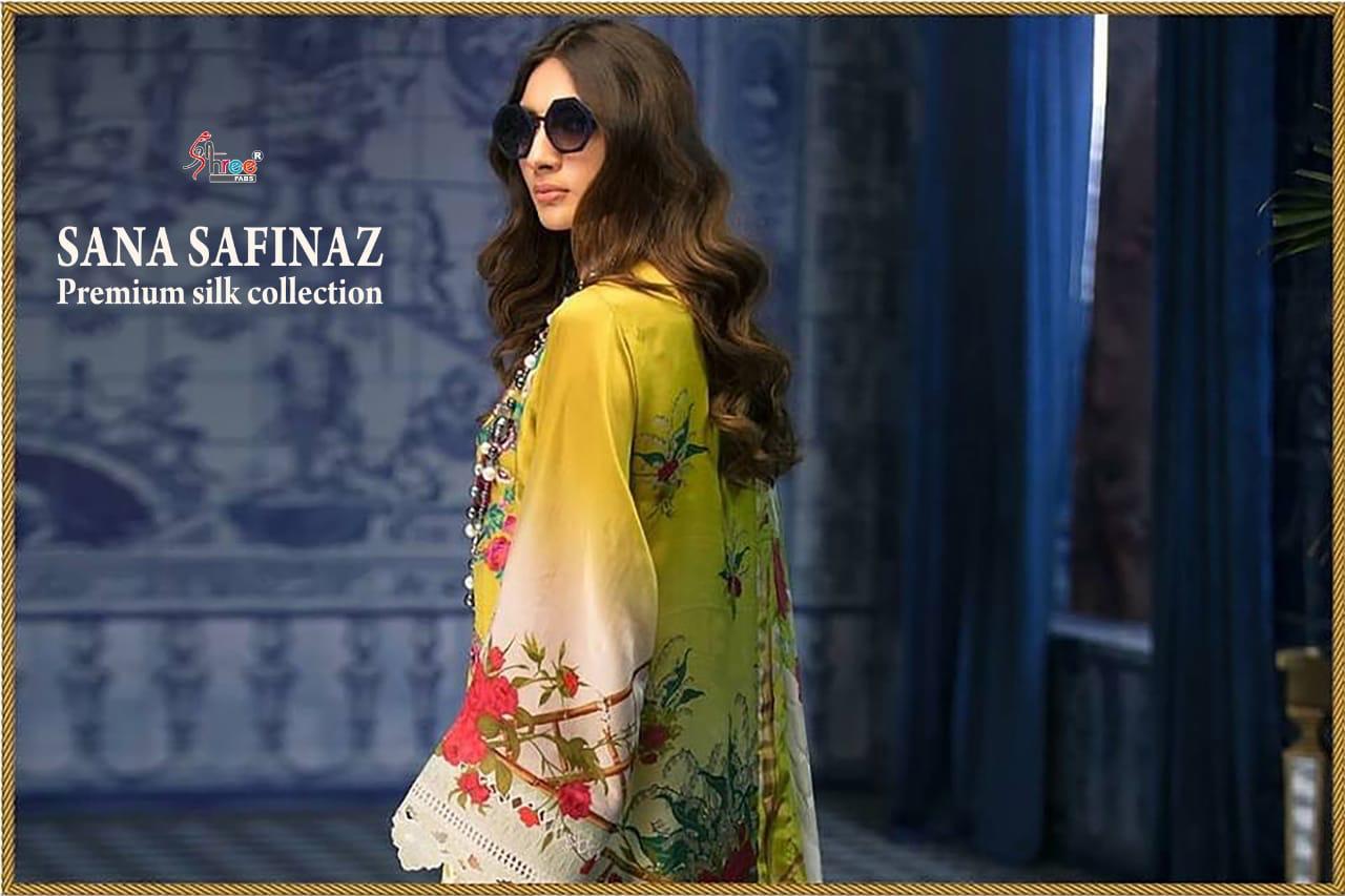 Shree Fabs sana safinaz premium silk Collection Salwar Kameez Catalog