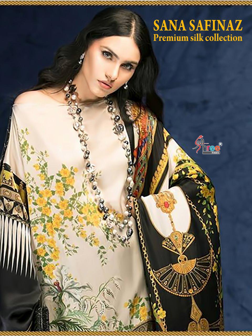 Shree Fabs sana safinaz premium silk Collection Salwar Kameez Catalog