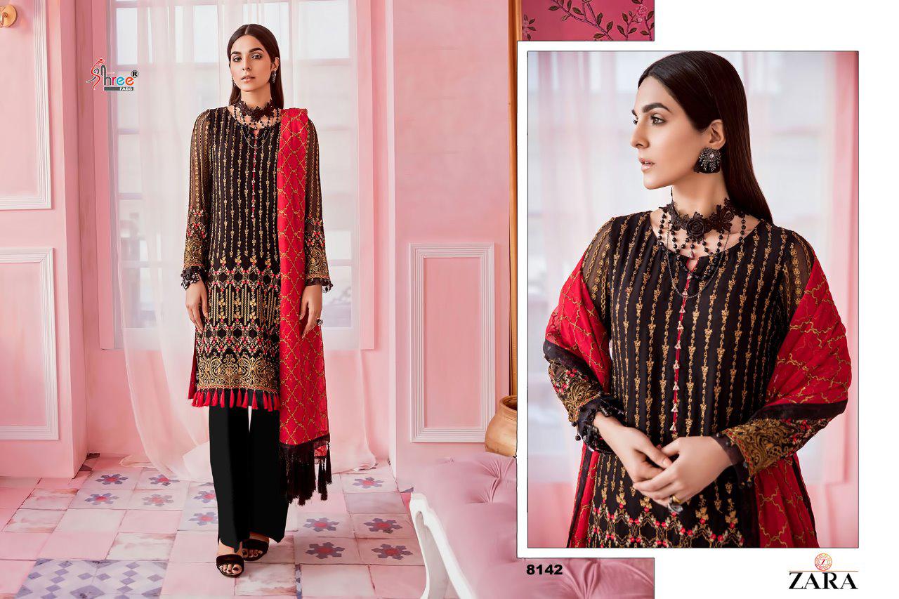 Shree Fabs zara Georgette designer party wear salwar Kameez Collection