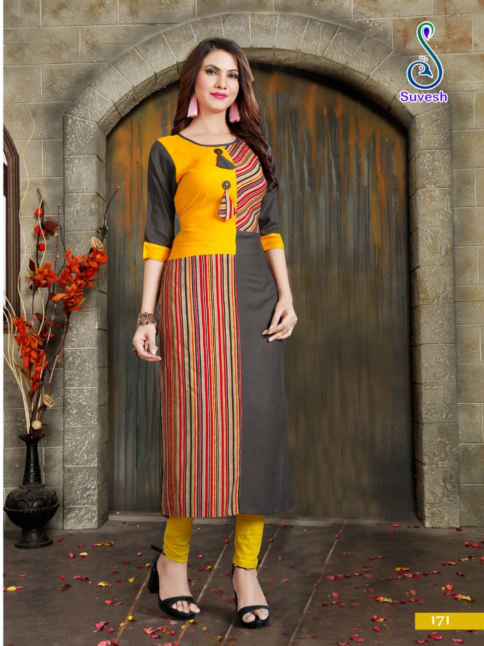 Suvesh natasha vol 15 elegant wear Kurties Collection At Wholesale Rate