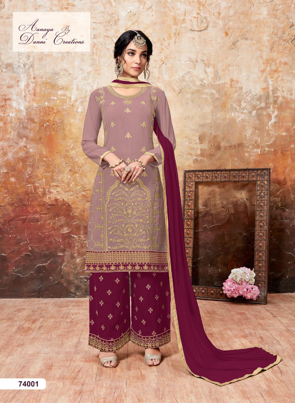 Twisha aanaya 74000 series heavy embroidered salwar kameez collection dealer