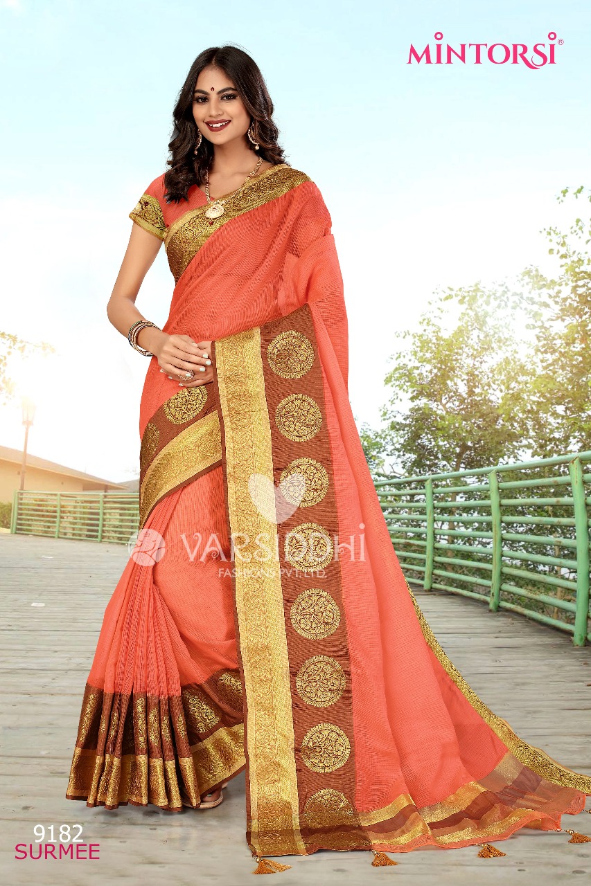 Varsiddhi Surmee colourful sarees collection at wholesale rate