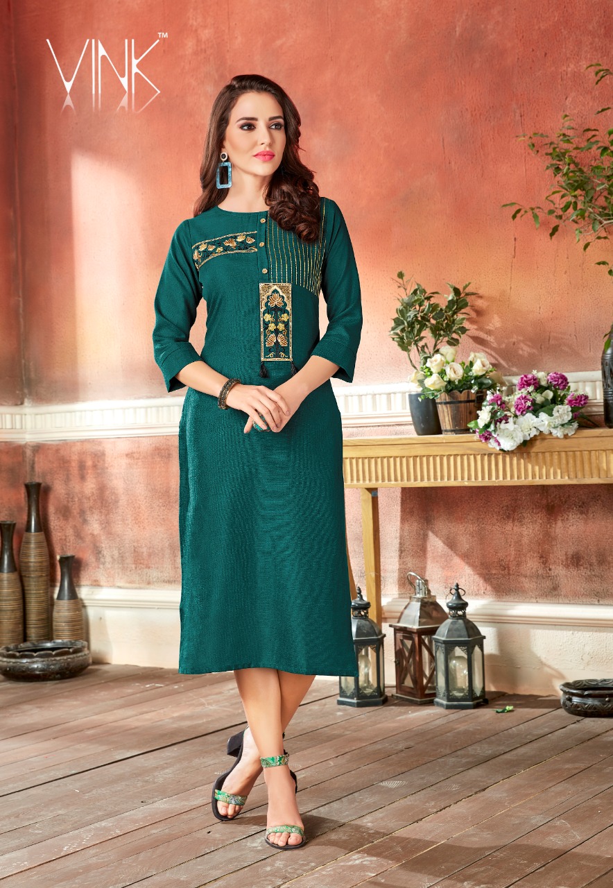 Vink rio elegant colourfull fancy kurties collection