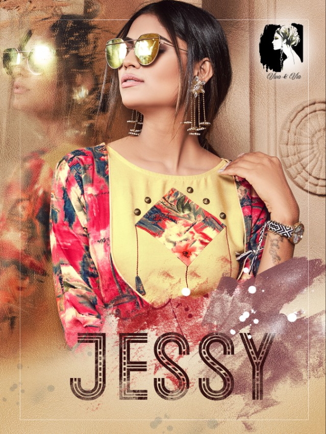 Viva and Via Jessy fancy ready To Wear stylish Kurties Collection