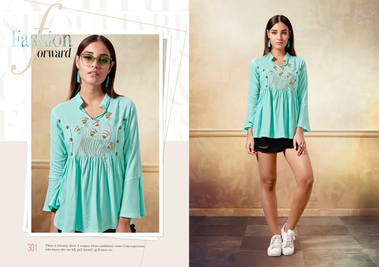 Vs fashion warina vol 1 designer short top collection at wholesale rate