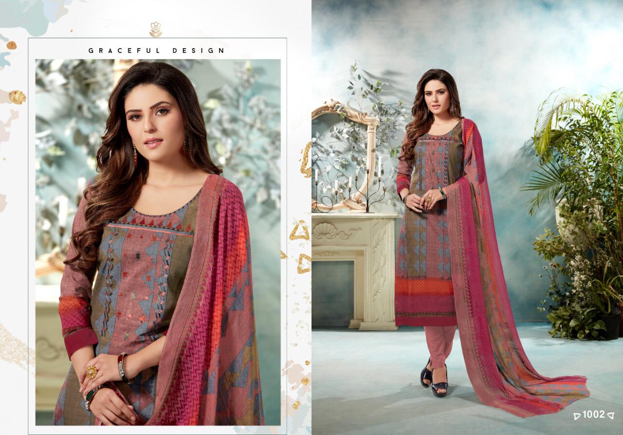 chandra fashion cottonova casual wear salwar suits catalog at reasonable rate