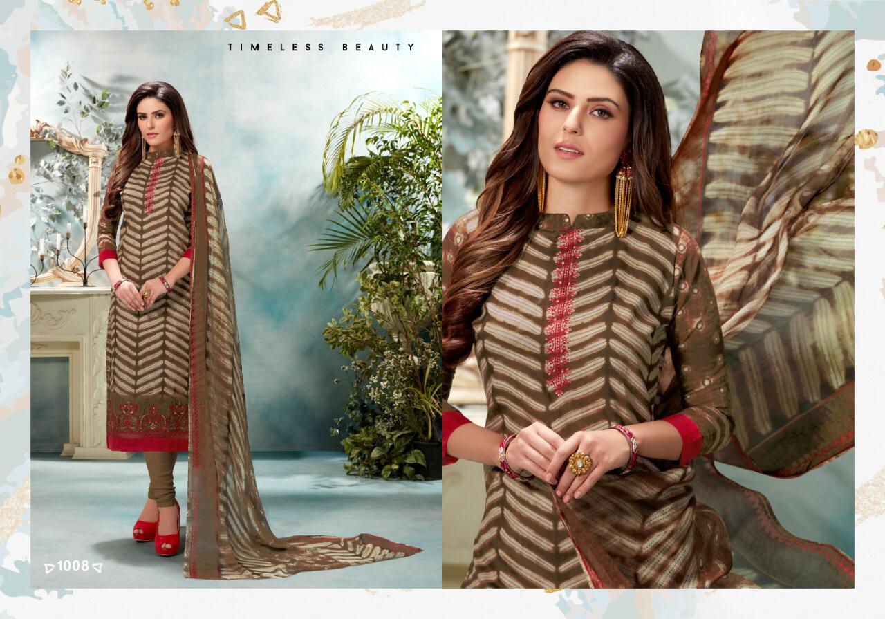 chandra fashion cottonova casual wear salwar suits catalog at reasonable rate