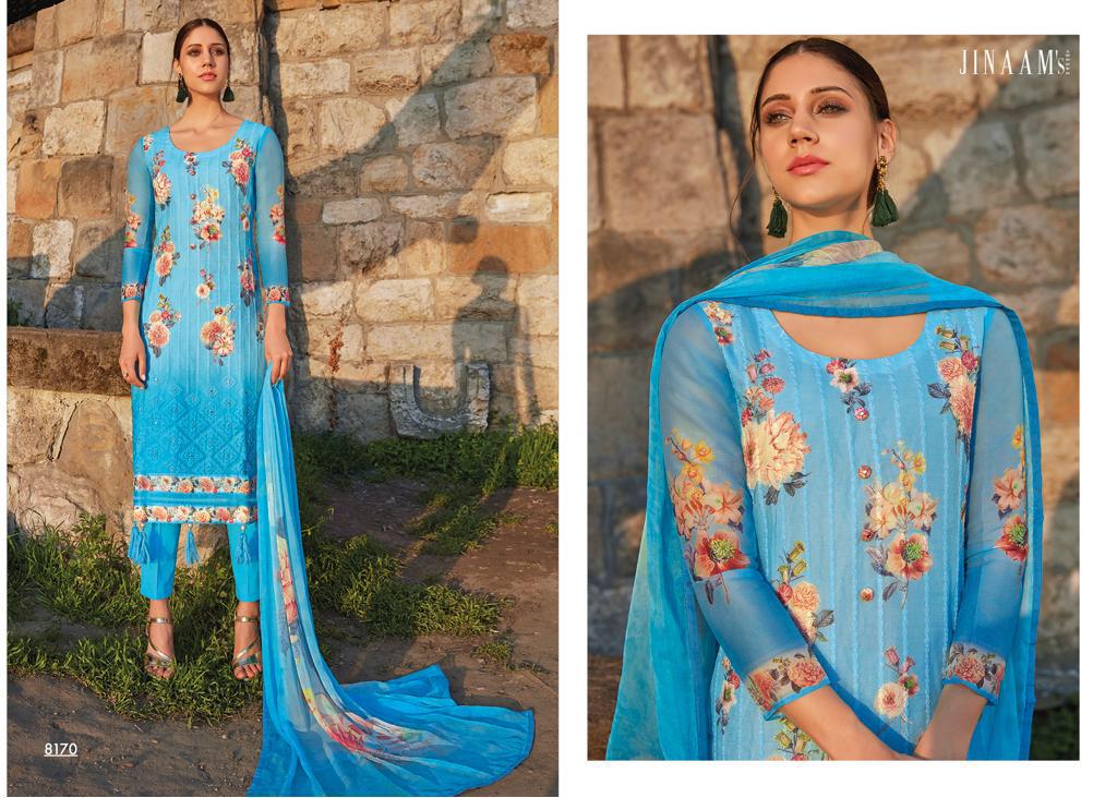 jinaam aster colorful designer salwaar suits collection at reasonble rate
