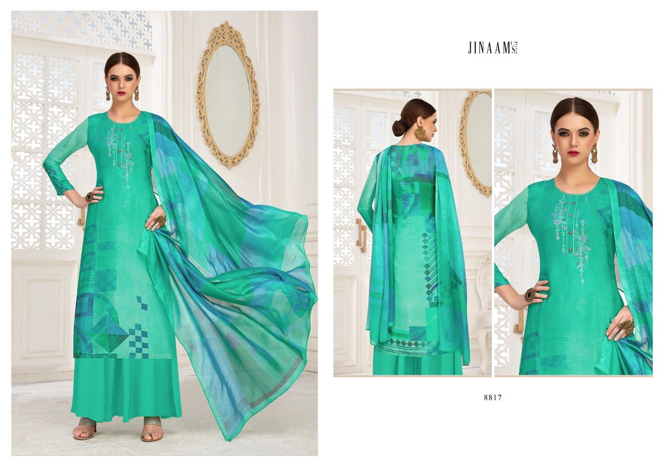 jinaam mills jinaam haaniya beautiful fancy salwaar suit collection
