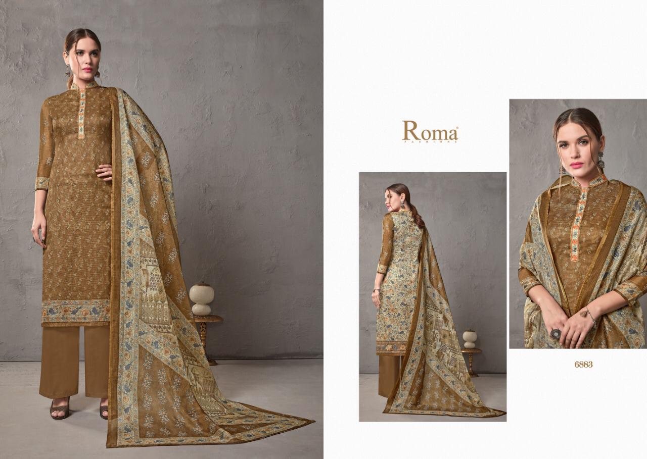 jinaam roma maysun colorful fancy salwaar suits catalog