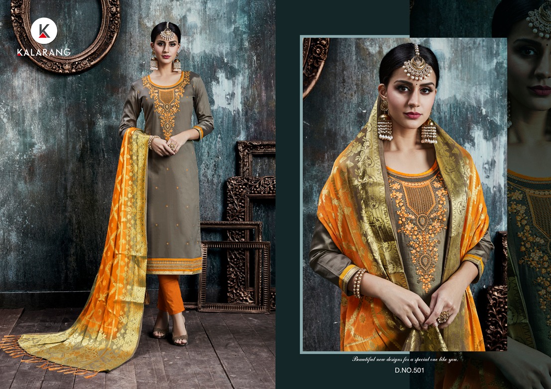 kalarang creation alankar vol 6 colorful fancy salwaar suit collection