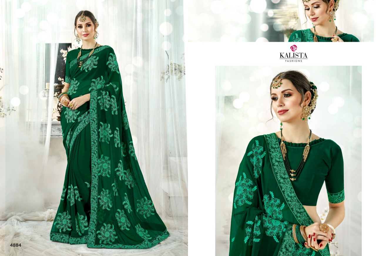 kalista  fashion innayat colorful fancy collection of sarees
