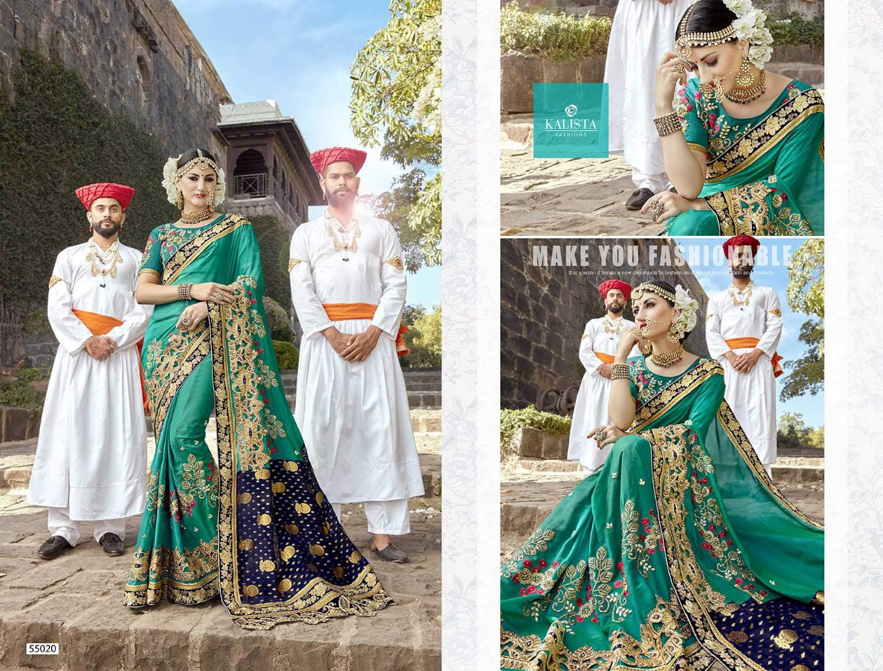 kalista fashion virasat vol 3 heavy designer collection of sarees