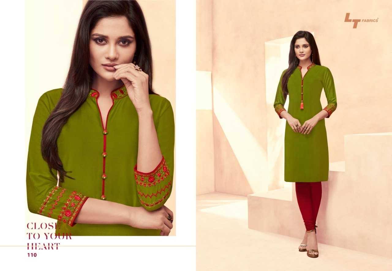 Lt nitya weaves colourful elegant daily wear casual kurties collection at wholesale rate
