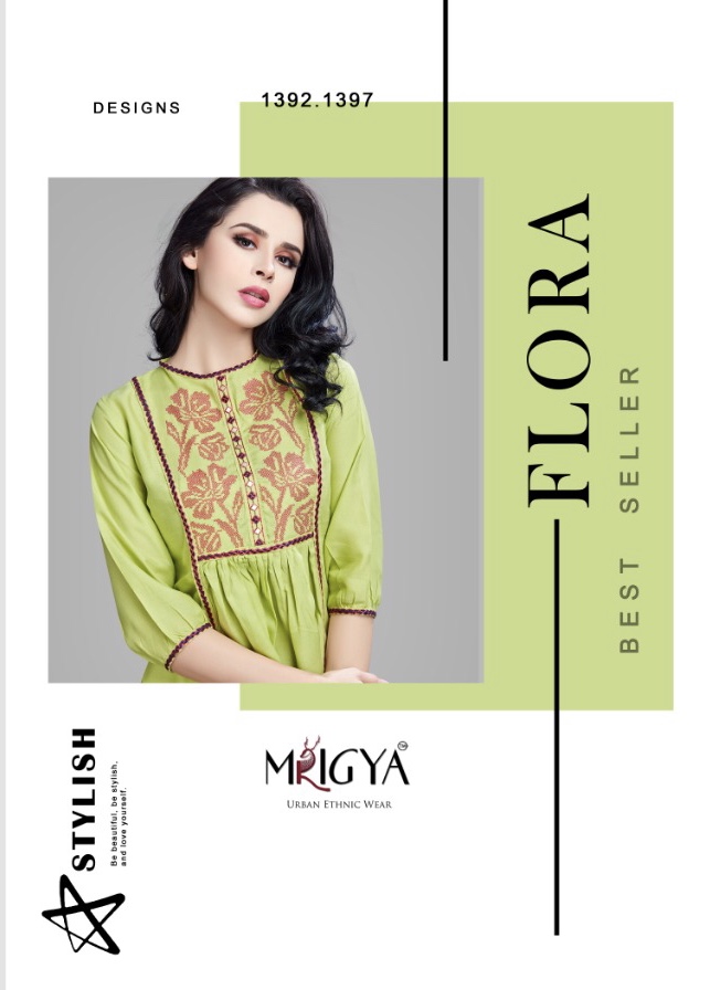 mrigya flora colorful casual wear tops at wholesale rate