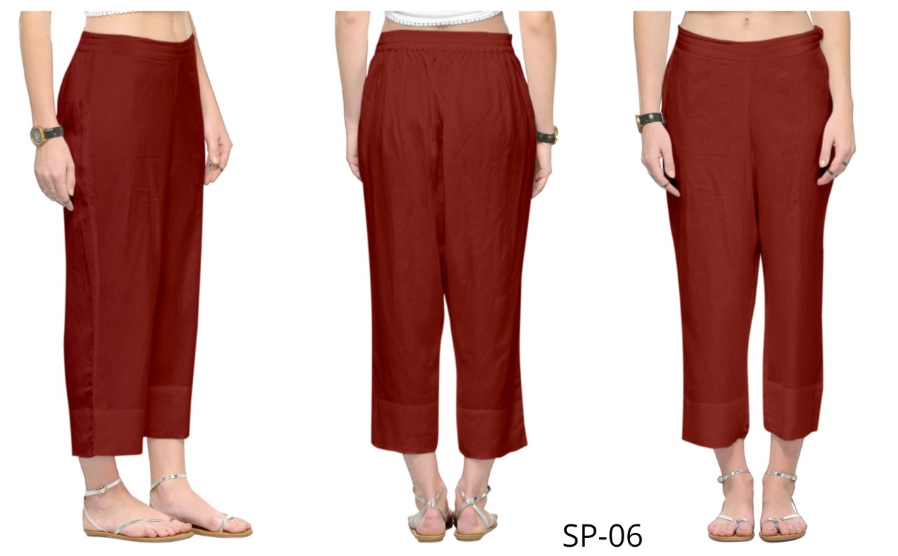 mrigya straight colorful casual wear pants catalog