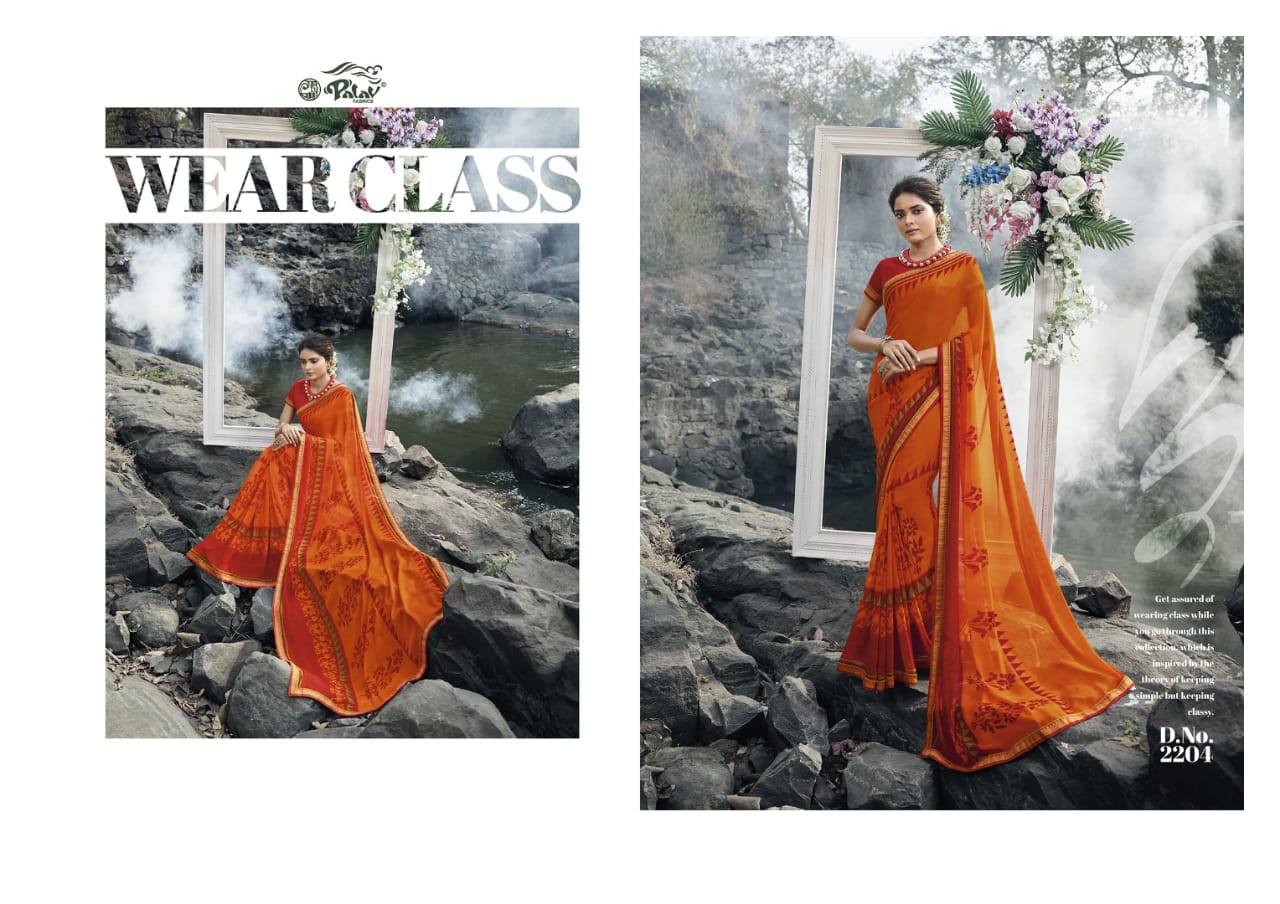 palav paarna 7 casual wear fancy sarees catalog at reasonable rate