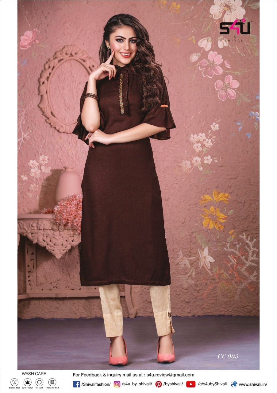 s4U cotton candy casual wear kurtis catalog at reasonable rate